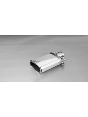 tail pipe set left/right each 1 tail pipe 142x72 mm