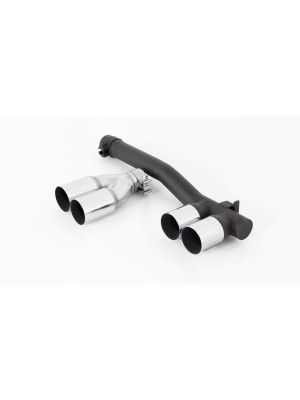 tail pipe set left/right each 2 tail pipes Ø 76 mm straight