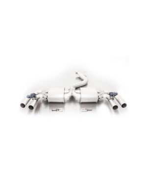 RACING Cat-back system RS3 Sportback, from secondary (underbody) catalytic converter, no EC approval