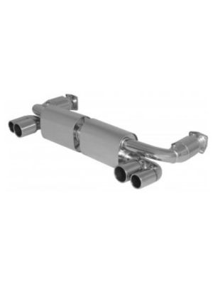 RACING stainless steel sport exhaust L/R incl. race specification catalytic convertor, 4 chromed stainless steel tips Ø 76/90 mm