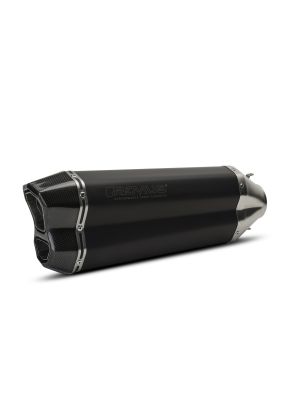 REMUS 8 RACING Slip On incl. CARBON heat protection cover and removable sound insert, stainless steel black, NO (EC-) APPROVAL