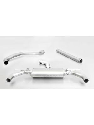 RACING Cat-back-system dual L/R with non-resonated front and non-resonated middle section (selectable tail pipes), without EC homologation