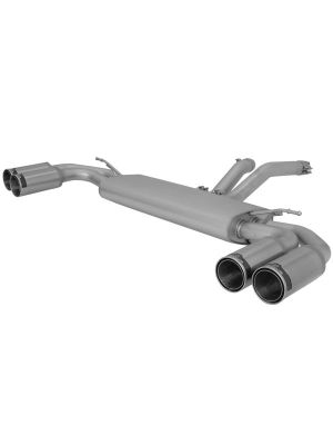 RACING Stainless steel sport exhaust system L/R, 4 stainless steel 