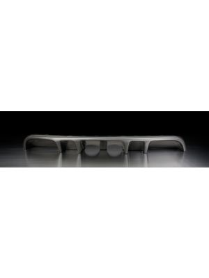 ABS rear diffusor, centered, Carbon optic, 136 cm